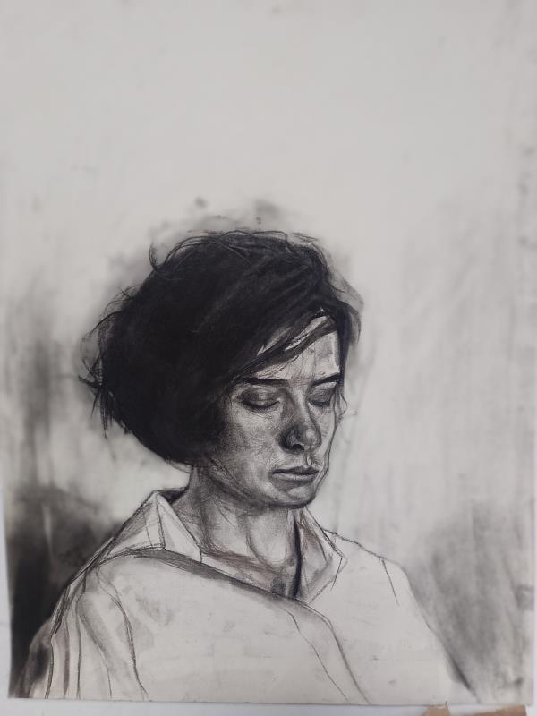 Study of Jessica's head 